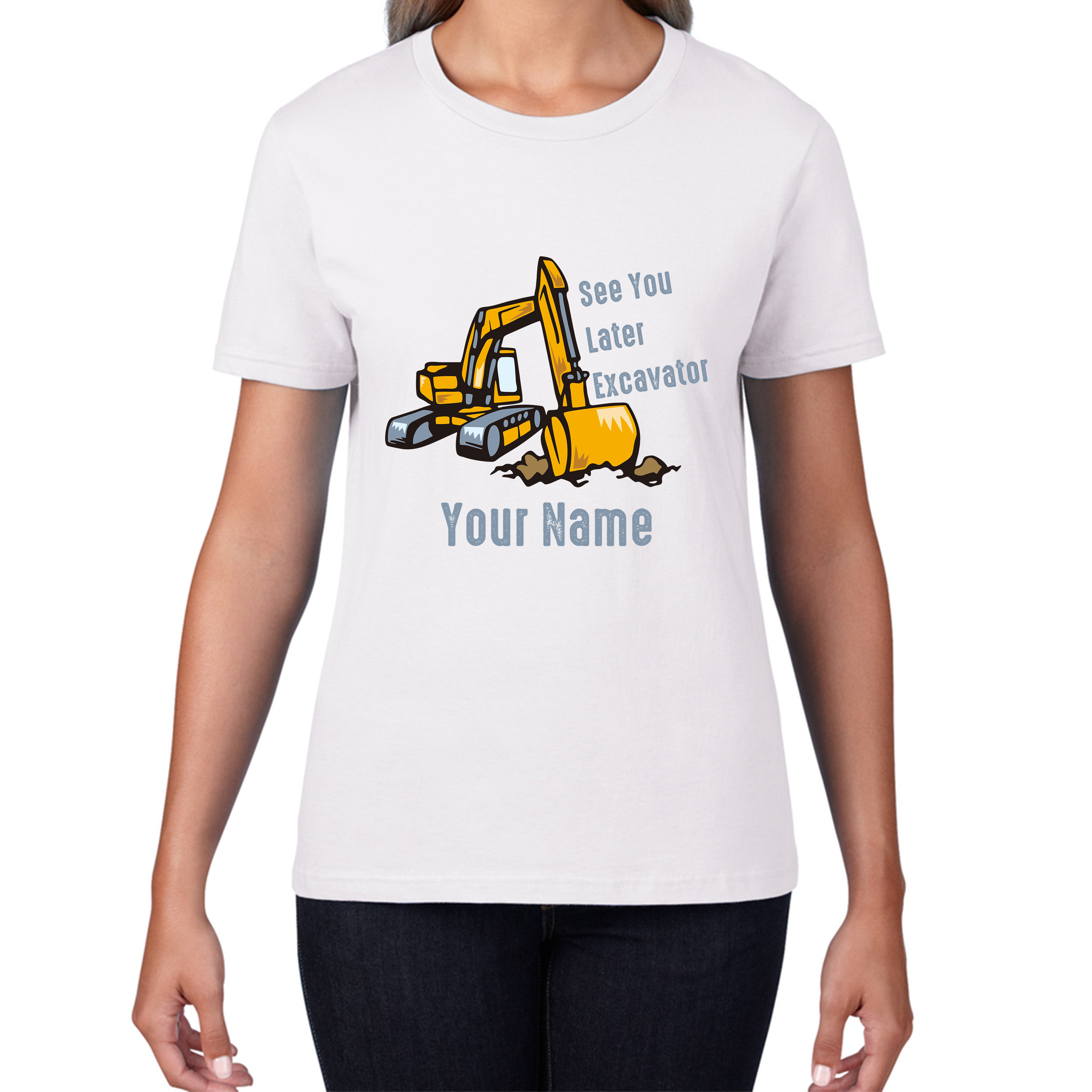 Excavator shop t shirt