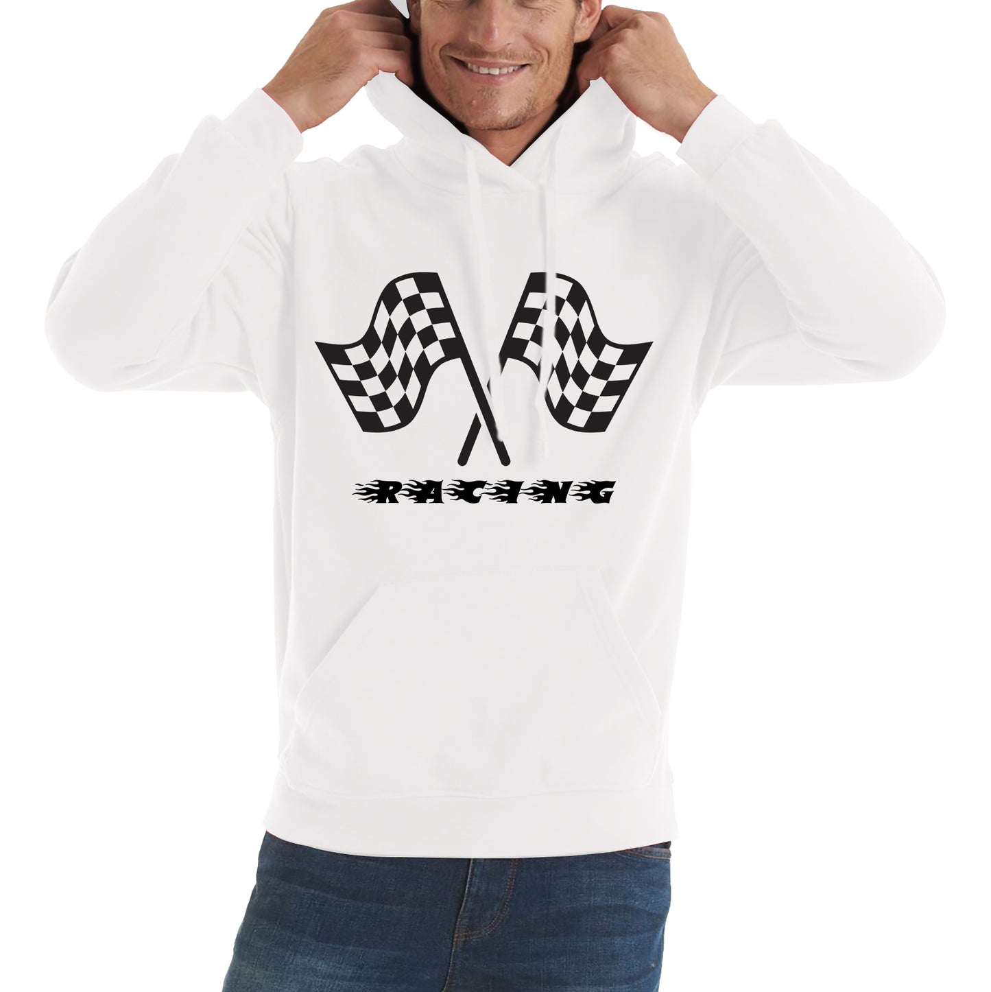 Racing Checkered Flag Hoodie