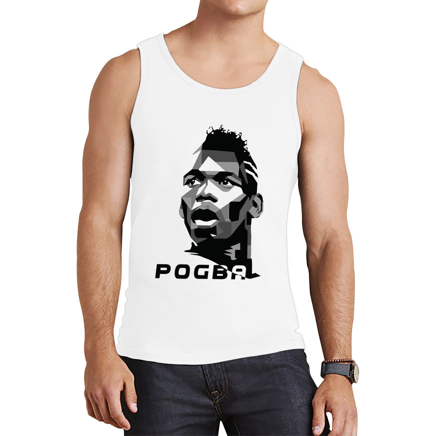 Football Player Retro Style Portrait France National Team Soccer Player French Professional Footballer Sports Champion Tank Top