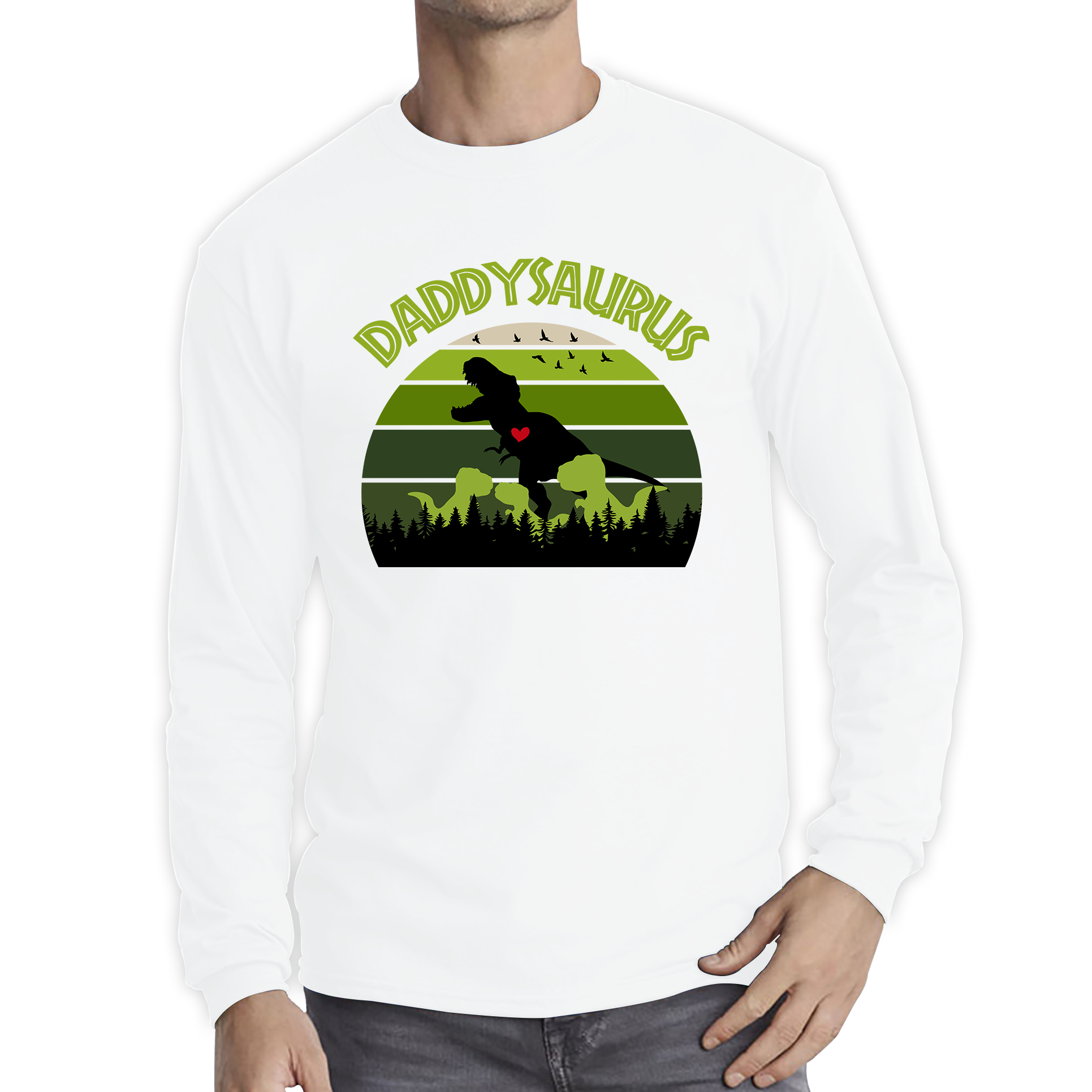 Daddy Dinosaurs Fathers Day T Shirt