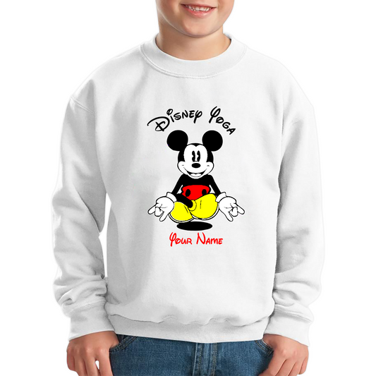 Personalised Disney Mickey Mouse Yoga Jumper