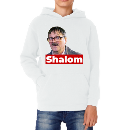 Shalom Jackie Friday Night Dinner Funny Gift Retro Kids Hoodie