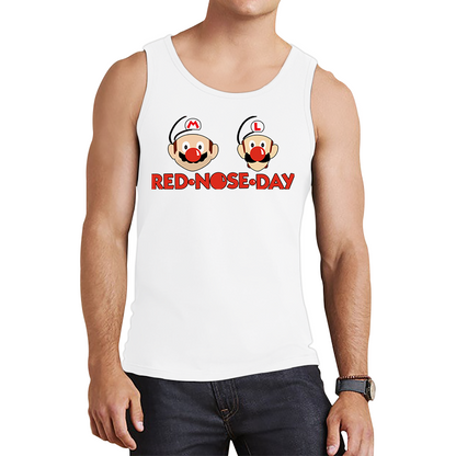 Super Mario Bros Red Nose Day Tank Top