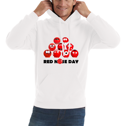 Red Nose Day Comic Relief Noses Hoodie