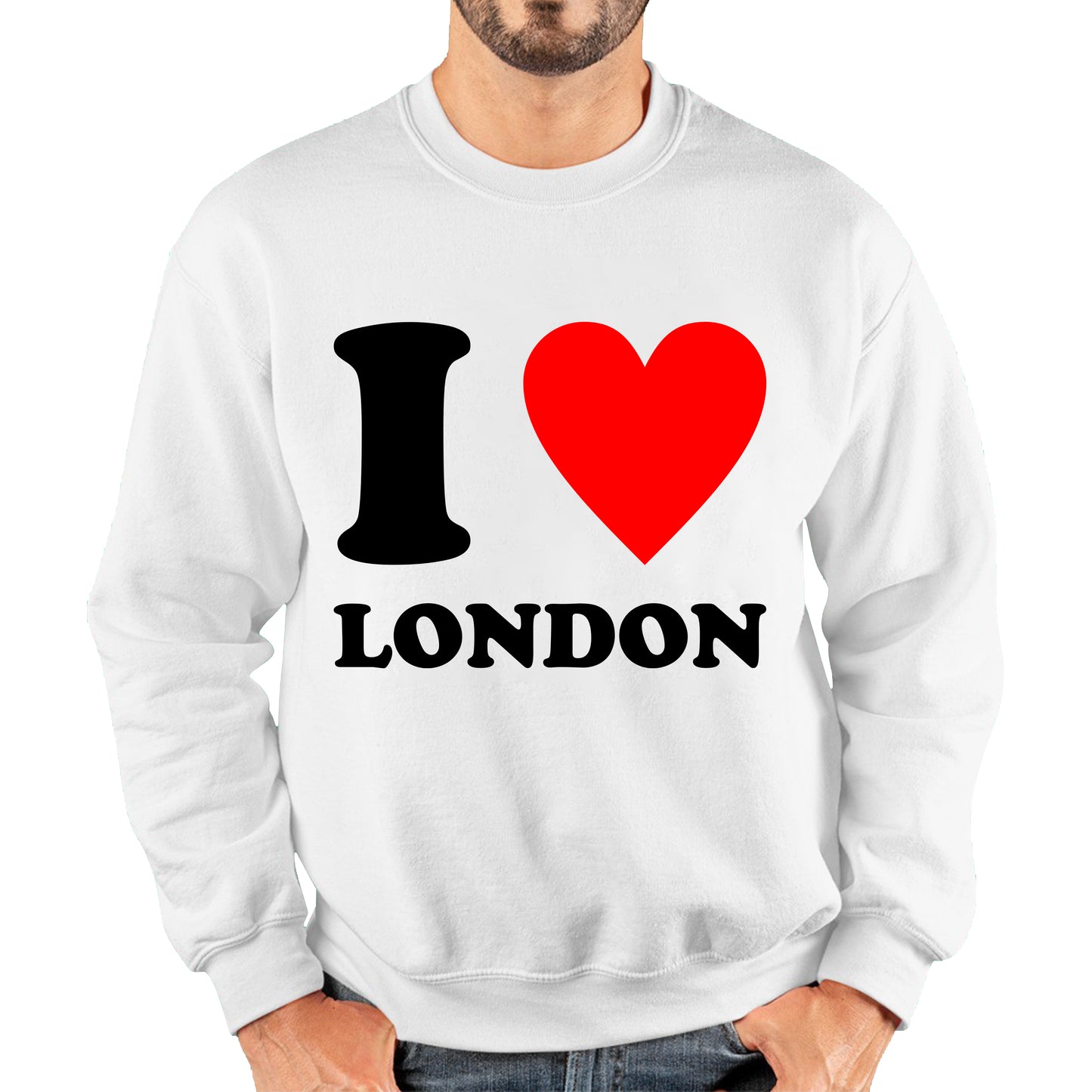 I Love London Capital of England Country Love Souvenir Great Britain Unisex Sweatshirt