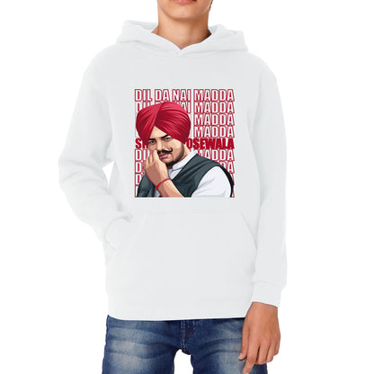 Dil Da Nai Madda Sidhu Moose Wala Legend Punjabi Indian Singer Tribute To Legend Kids Hoodie