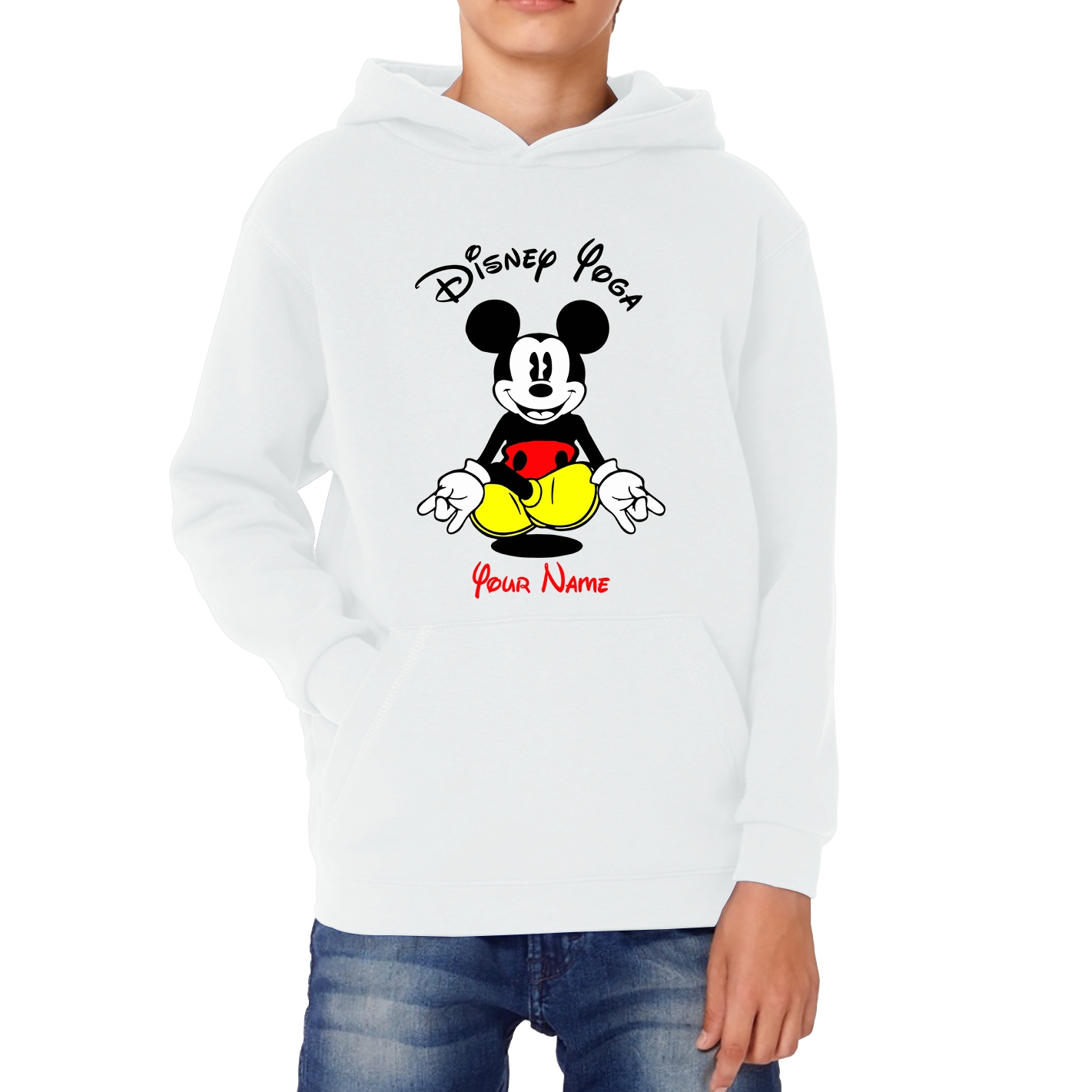 Personalised Disney Mickey Mouse Yoga Hoodie