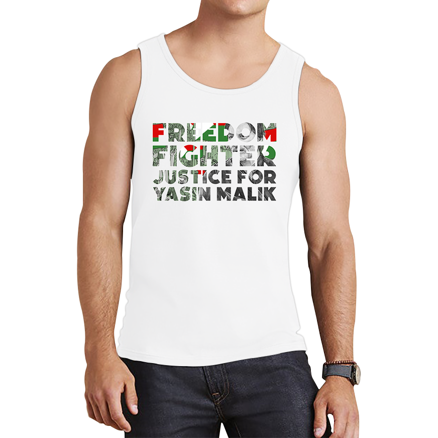 Freedom Fighter Justice For Yasin Malik Tank Top