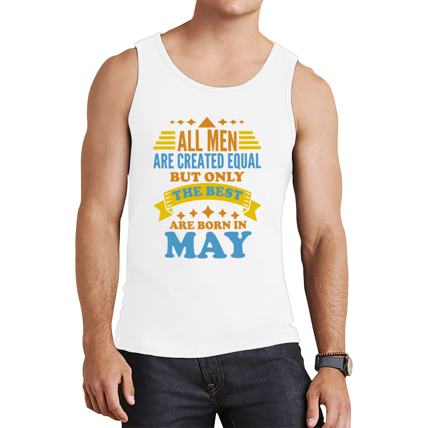 Born In May Birthday Tank Top