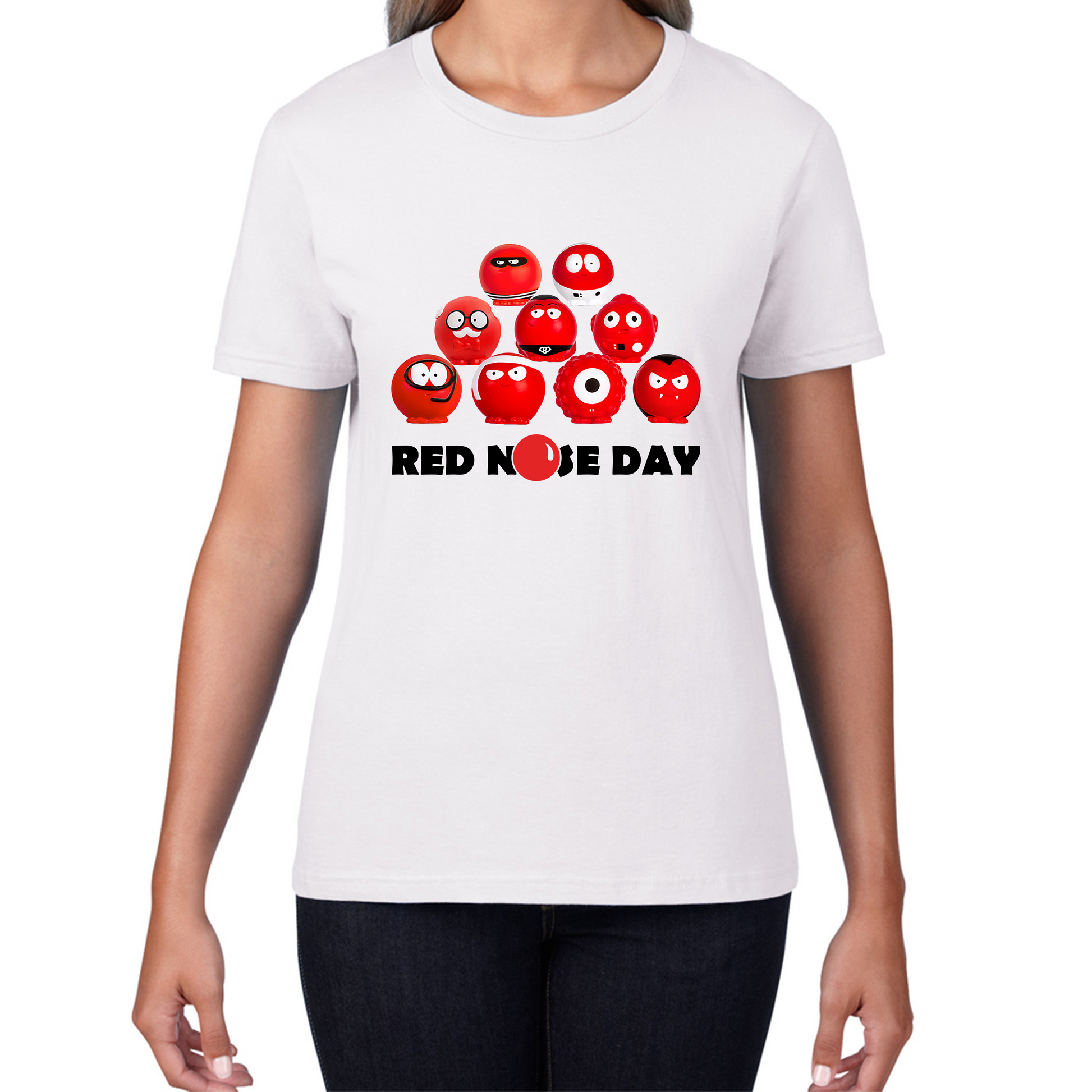 Red Nose Day Comic Relief Noses T Shirt