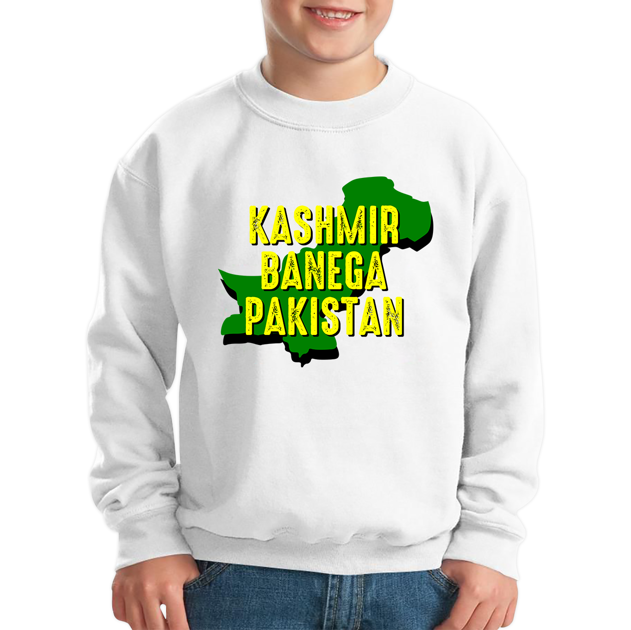 Kashmir Banega Pakistan Stand With Kashmir Jumper