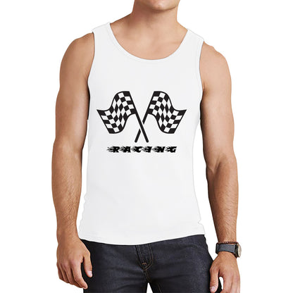 Racing Checkered Flag Tank Top