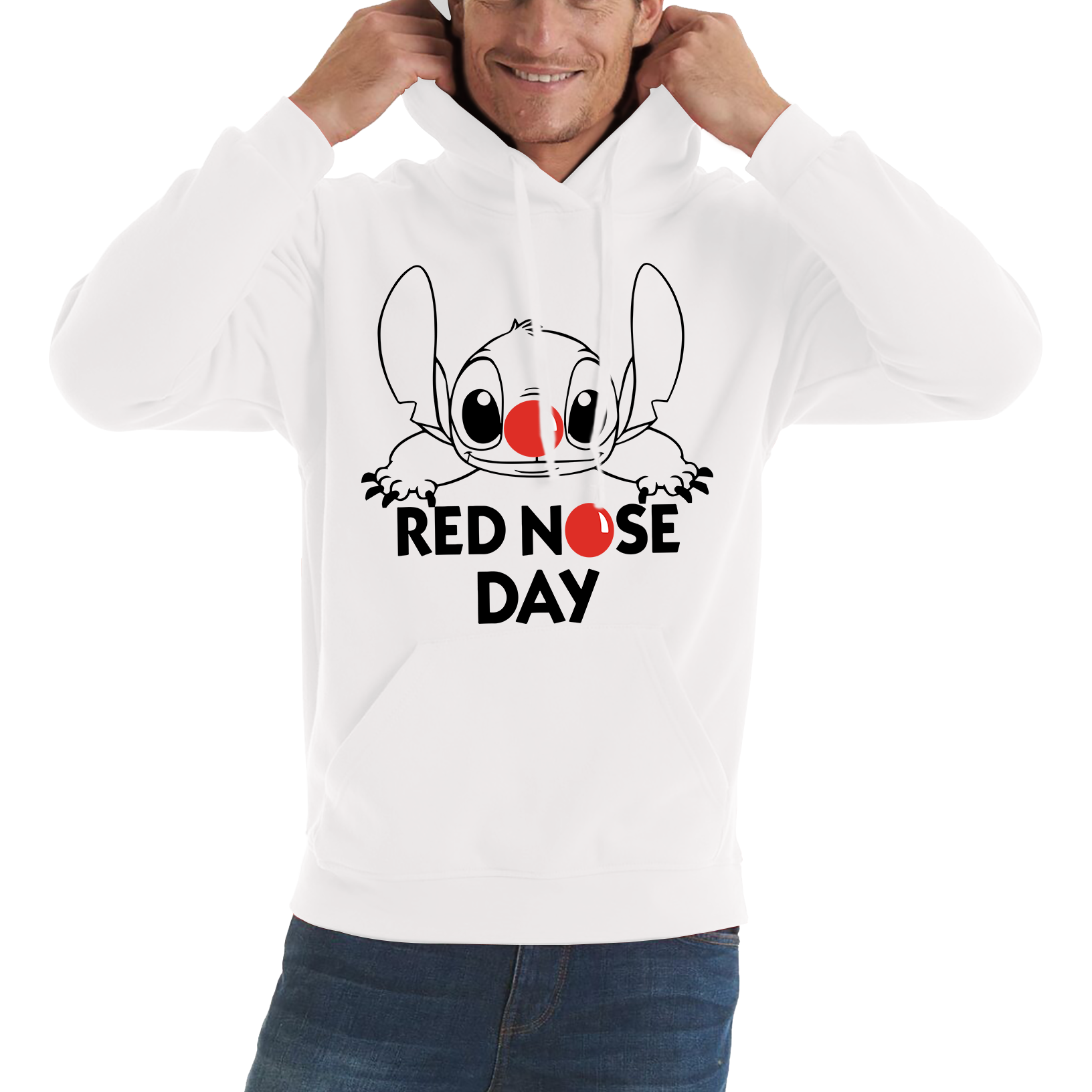 Red Nose Day Stitch Hoodie