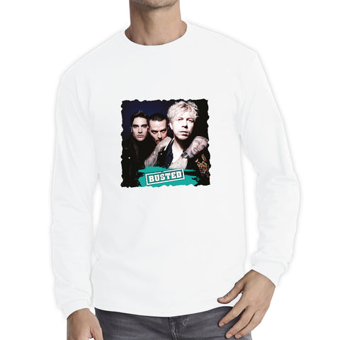 Busted Singer UK Tour 2023 Pigs Can Fly 20th Anniversary Music Band Greatest Hits Busted Band Long Sleeve T Shirt