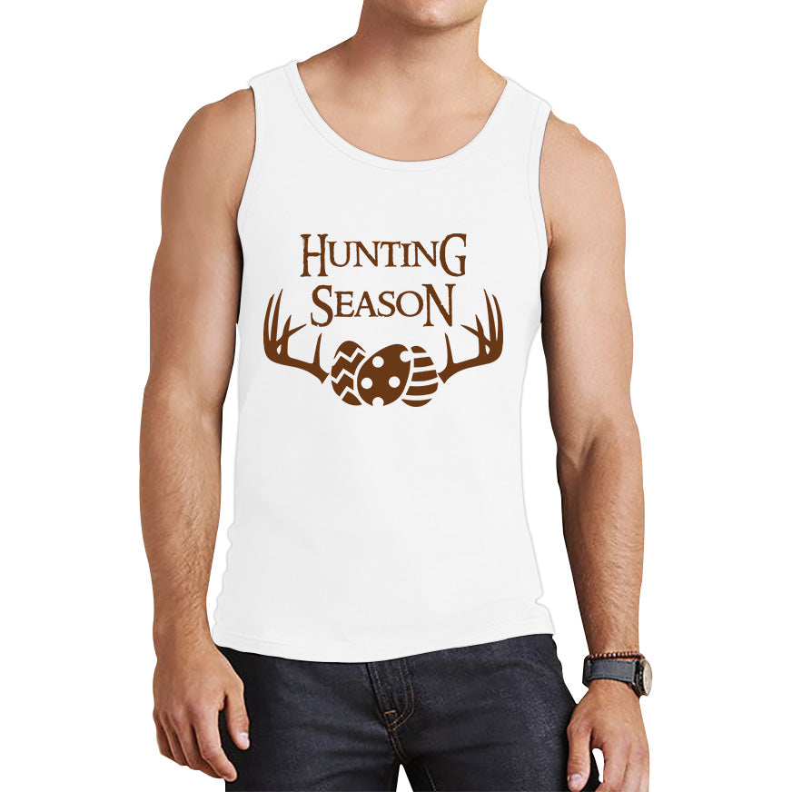 Easter Hunting Season Funny Easter Gift Rabbit Eggs Cute Bunny Deer Hunt Happy Easter Sunday Tank Top