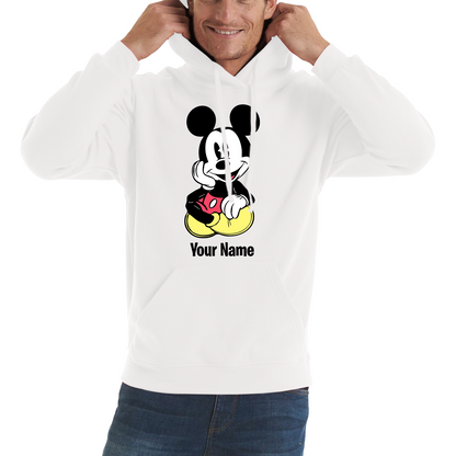 Personalised Disney Mickey Mouse Your Name Cartoon Character Disney World Walt Disney Unisex Hoodie