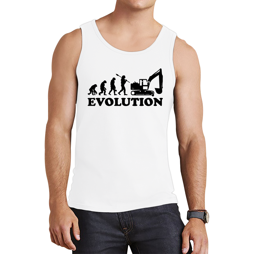 Evolution Of Excavator Operator Bulldozer Construction Digger Excavator Tank Top