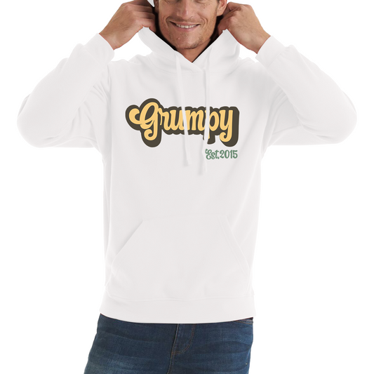 Grumpy EST 2015 Funny Sarcastic Birthday Unisex Hoodie