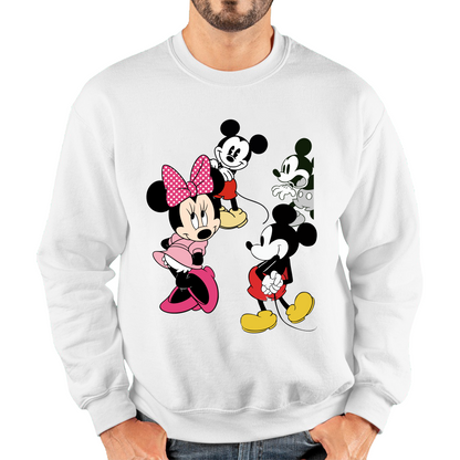 Disney Mickey & Minnie Mouse Disneyland Cartoon Characters Disney World Walt Disney Unisex Sweatshirt